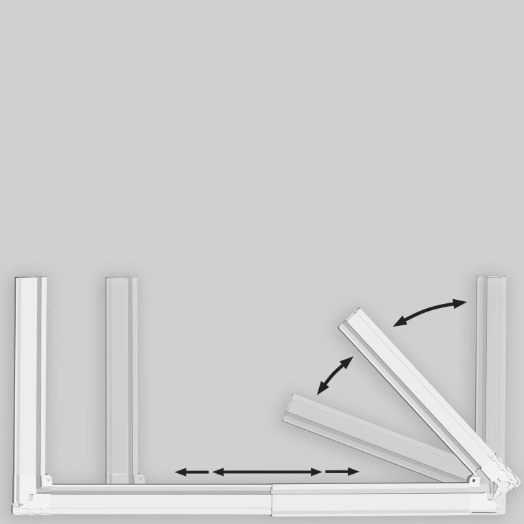 Telescopic Fly Screen for single doors - DIY Kit